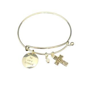 New Avon Precious Charms Bracelet Religious Collection Truly Blessed (1647)